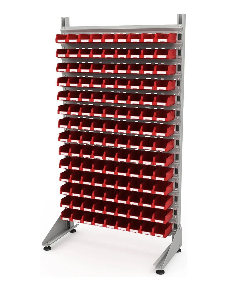 Стеллаж для пластиковых лотков SORTEX односторонний 1800x1000x450.01 купить в Владимире Стеллаж для пластиковых лотков SORTEX односторонний 1800x1000x450.01 купить в Владимире