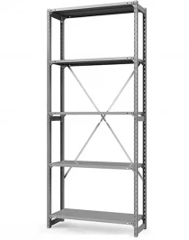 Стеллаж ТСУ 1800x1000x300 5 полок (150 кг, металл) Стеллаж ТСУ 1800x1000x300 5 полок (150 кг, металл)