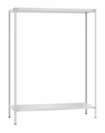 Стеллаж металлический Титан МС-500 2400х1500х300 2 полки Стеллаж металлический Титан МС-500 2400х1500х300 2 полки