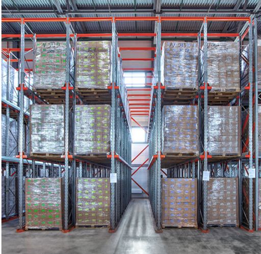 Стеллаж набивной паллетный (3000х1580х1800 мм), 1 линия, 2 яруса купить в Владимире