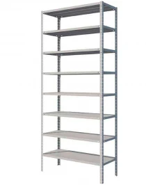 Стеллаж MS Standart 1850х1000х300 8 полок Стеллаж MS Standart 1850х1000х300 8 полок