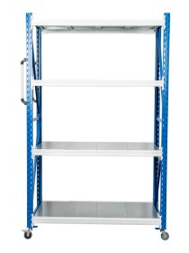 Стеллаж мобильный БиКом СТ-4 300x120x90 4 полки