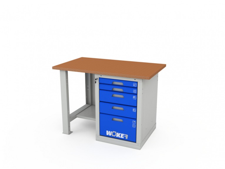 Верстак однотумбовый WOKER PRO 1005.1200 купить в Владимире
