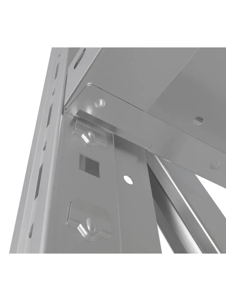 Стеллаж MS U 2500x700x800 6 полок (200 кг, металл) купить в Владимире