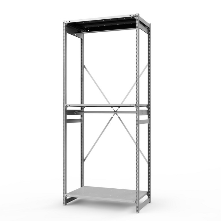 Стеллаж металлический ТСУ Универсал, 2500х1060х600 мм.Штанги: 2шт. Полки: металл перф. 3 шт. купить в Владимире Стеллаж металлический ТСУ Универсал, 2500х1060х600 мм.Штанги: 2шт. Полки: металл перф. 3 шт. купить в Владимире