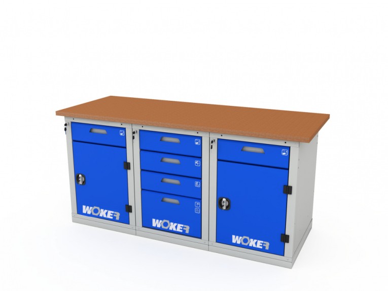 Верстак трехтумбовый WOKER PRO 3242.1800 купить в Владимире