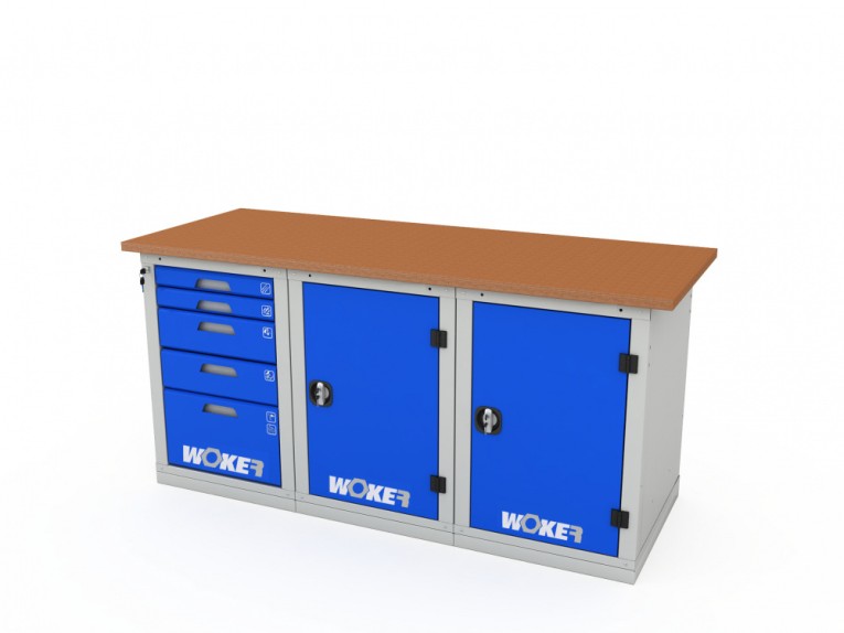 Верстак трехтумбовый WOKER PRO 3511.1800 купить в Владимире