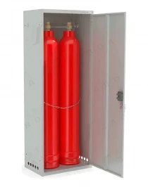 Шкаф для газовых баллонов ШГР 40-2 (2х40л) Шкаф для газовых баллонов ШГР 40-2 (2х40л)