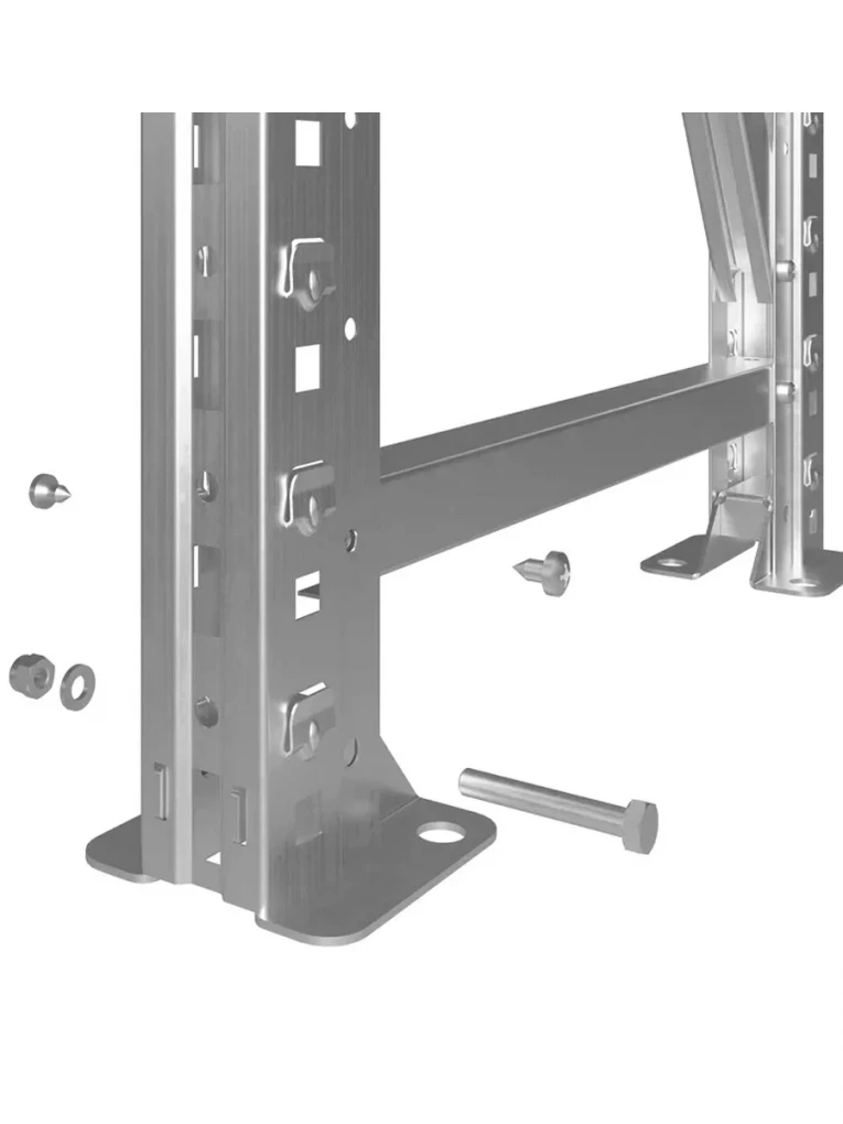 Стеллаж MS U 3000x1500x800 3 полки (250 кг, перф) купить в Владимире