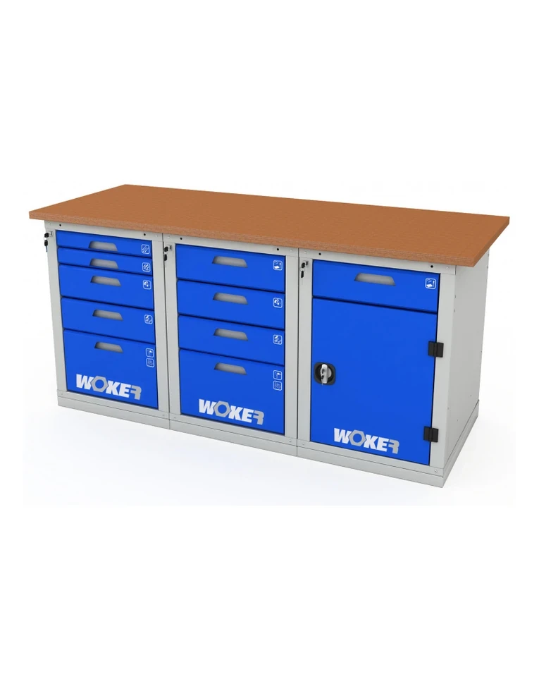 Верстак трехтумбовый WOKER PRO 3542.1800 купить в Владимире